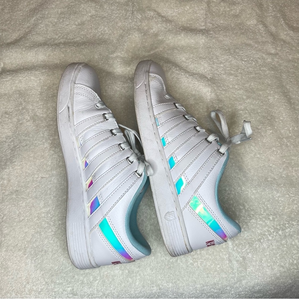 K-Swiss Iridescent Holographic Ramli Court Women's 8.5